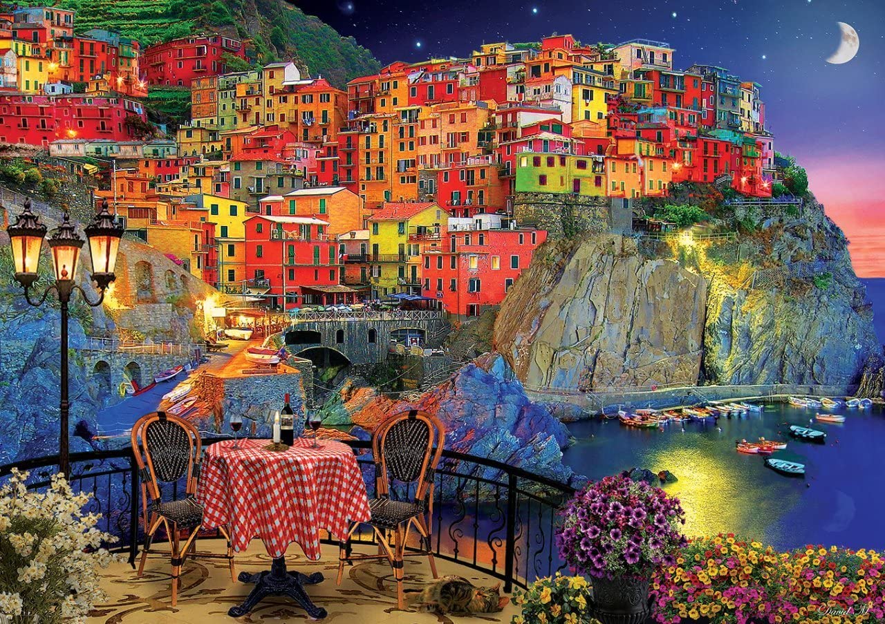 Amazon.com: Art Puzzle 1500 Pieces Jigsaw Puzzle: Cinque Terre